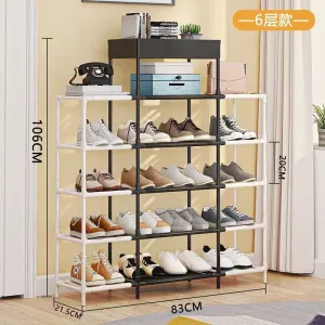 6 Layer Shelf Shoes Rack Metal