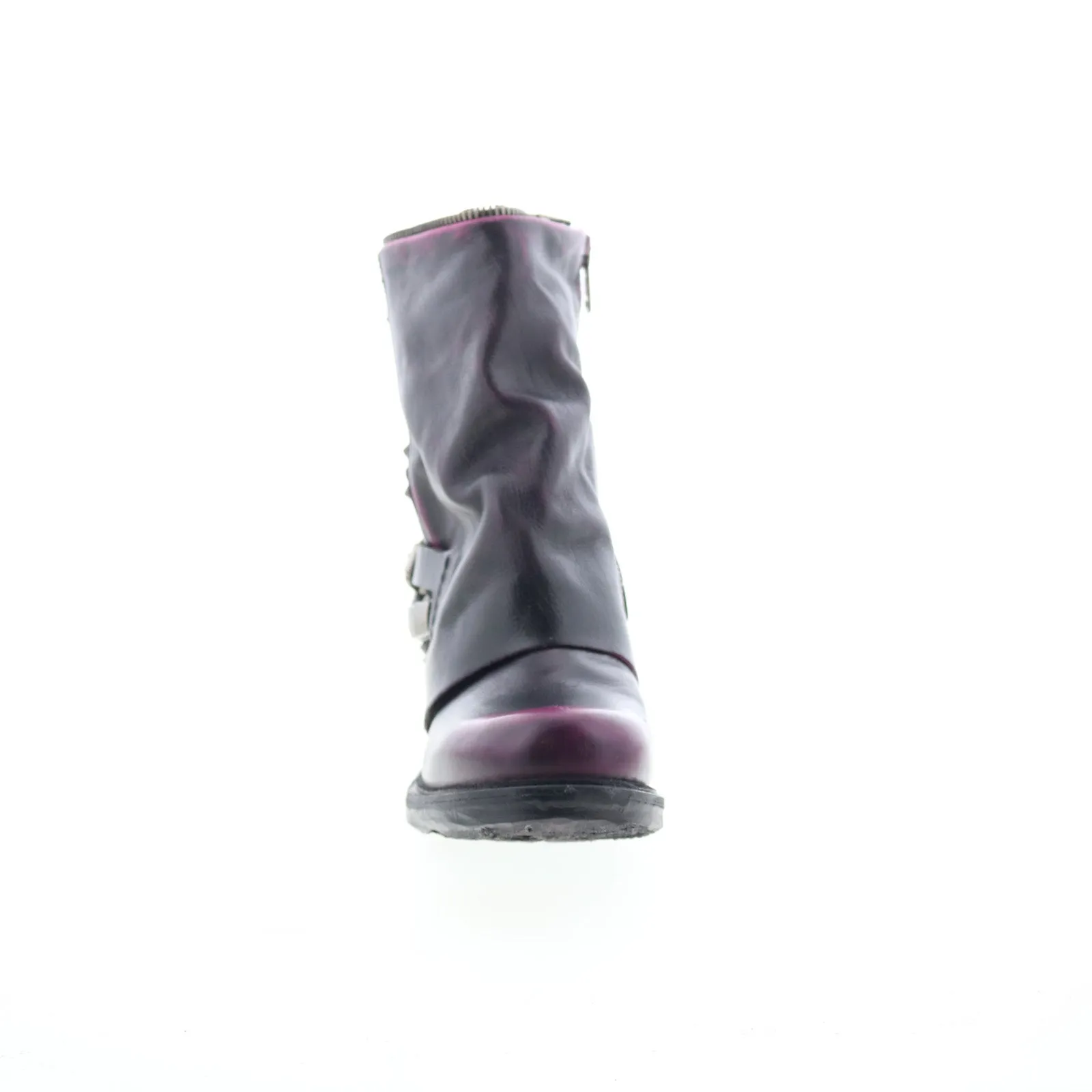A.S. 98 Sid Womens Black Leather Zipper Casual Dress Boots