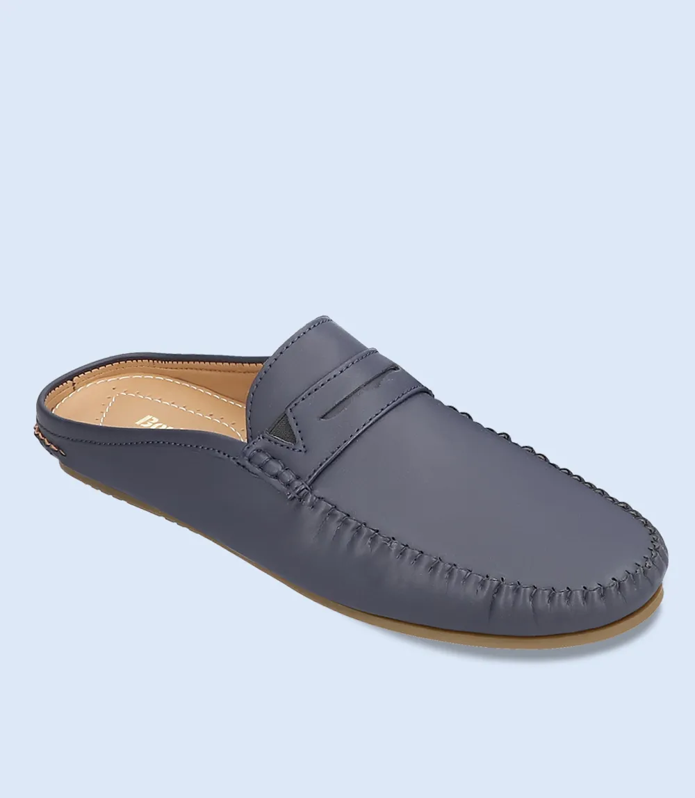 BM5303-NAVY BLUE-Men Mules