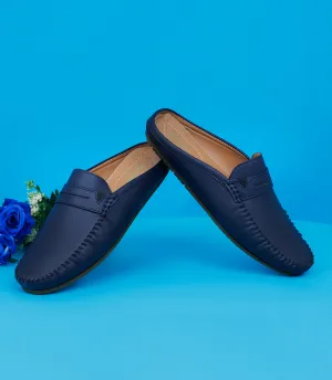 BM5303-NAVY BLUE-Men Mules