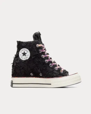 Chuck 70 Internal Wedge Raven / Egret / Red High Top Sneakers