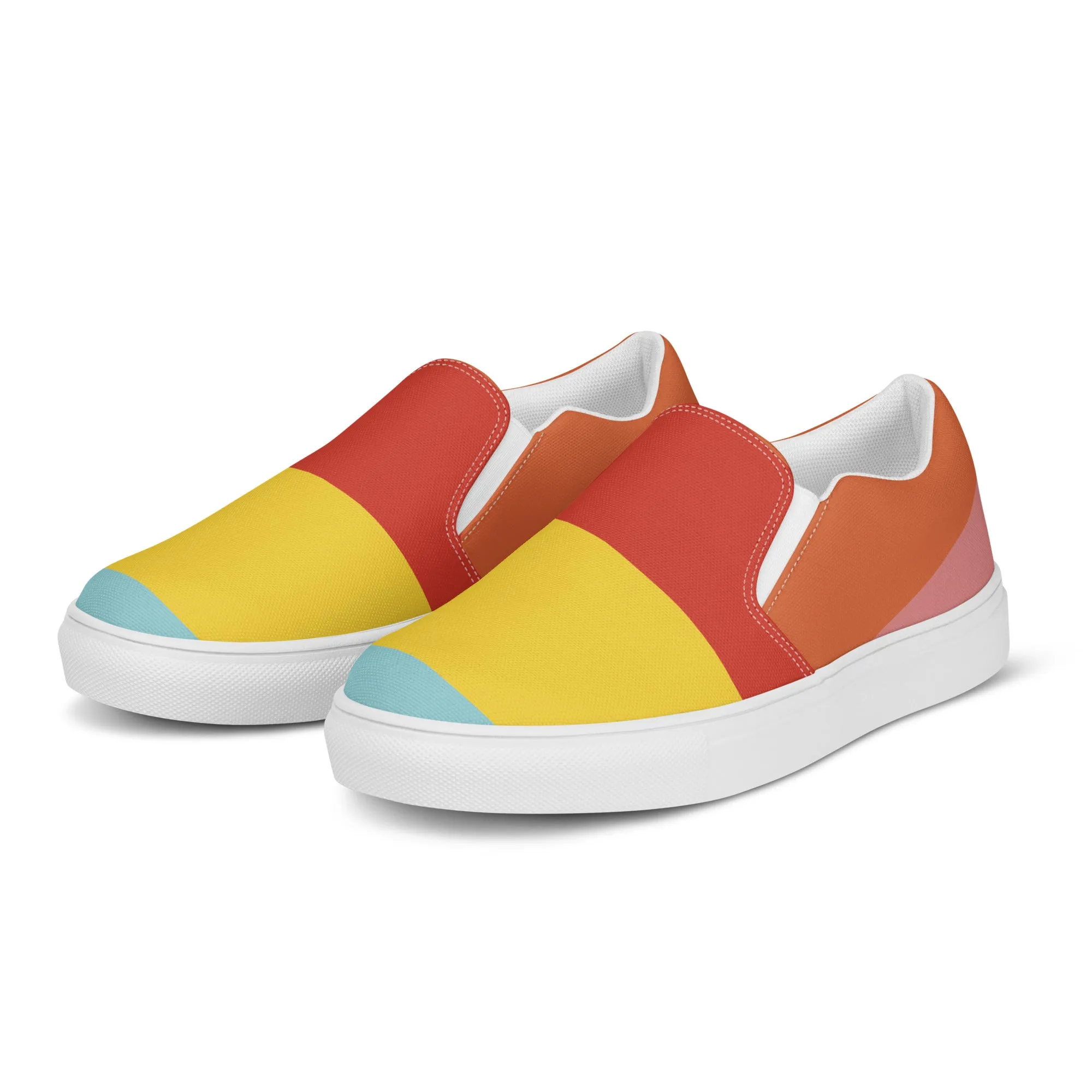 COLORFUL Women’s Slip-On Canvas Shoes