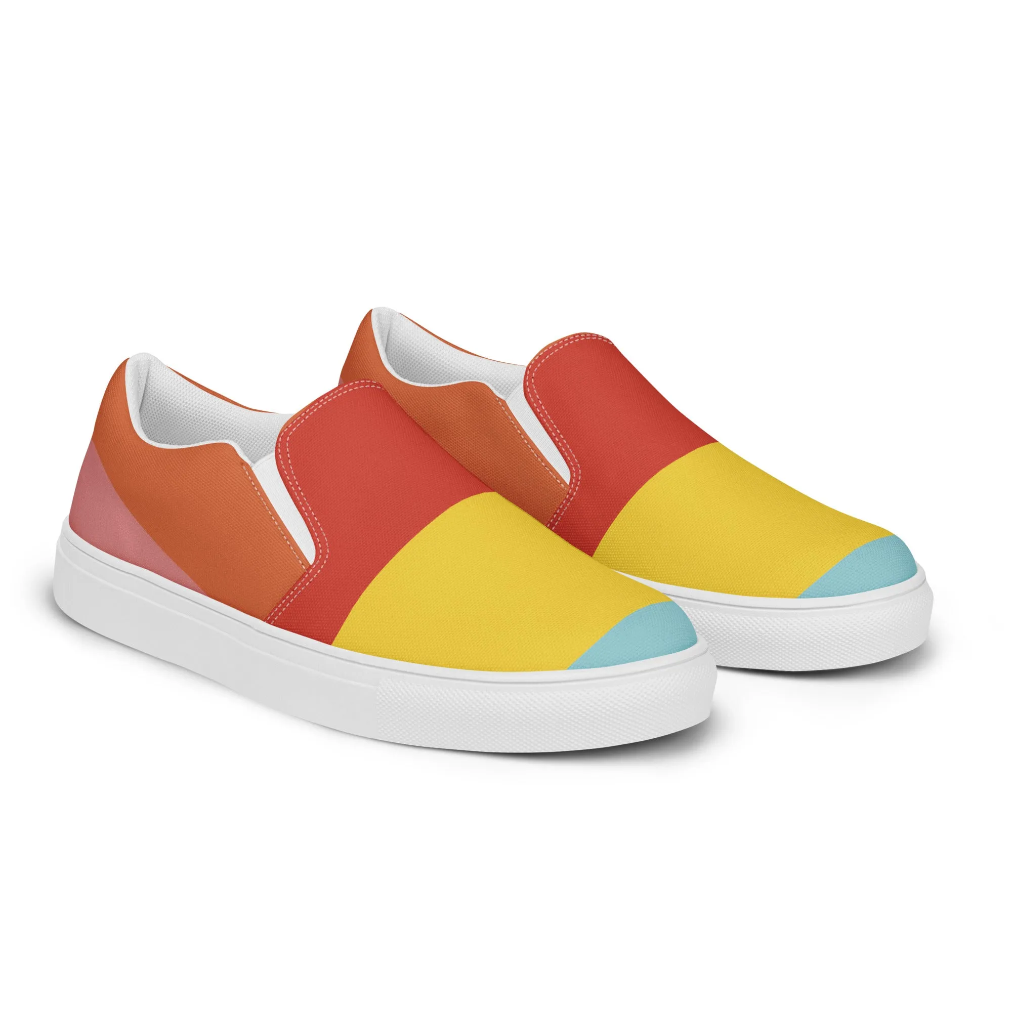 COLORFUL Women’s Slip-On Canvas Shoes