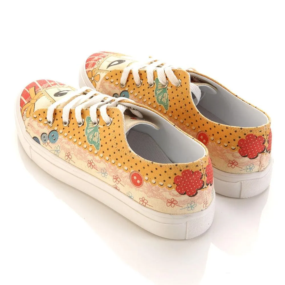 Cute Bird Slip on Sneakers Shoes SPR5404