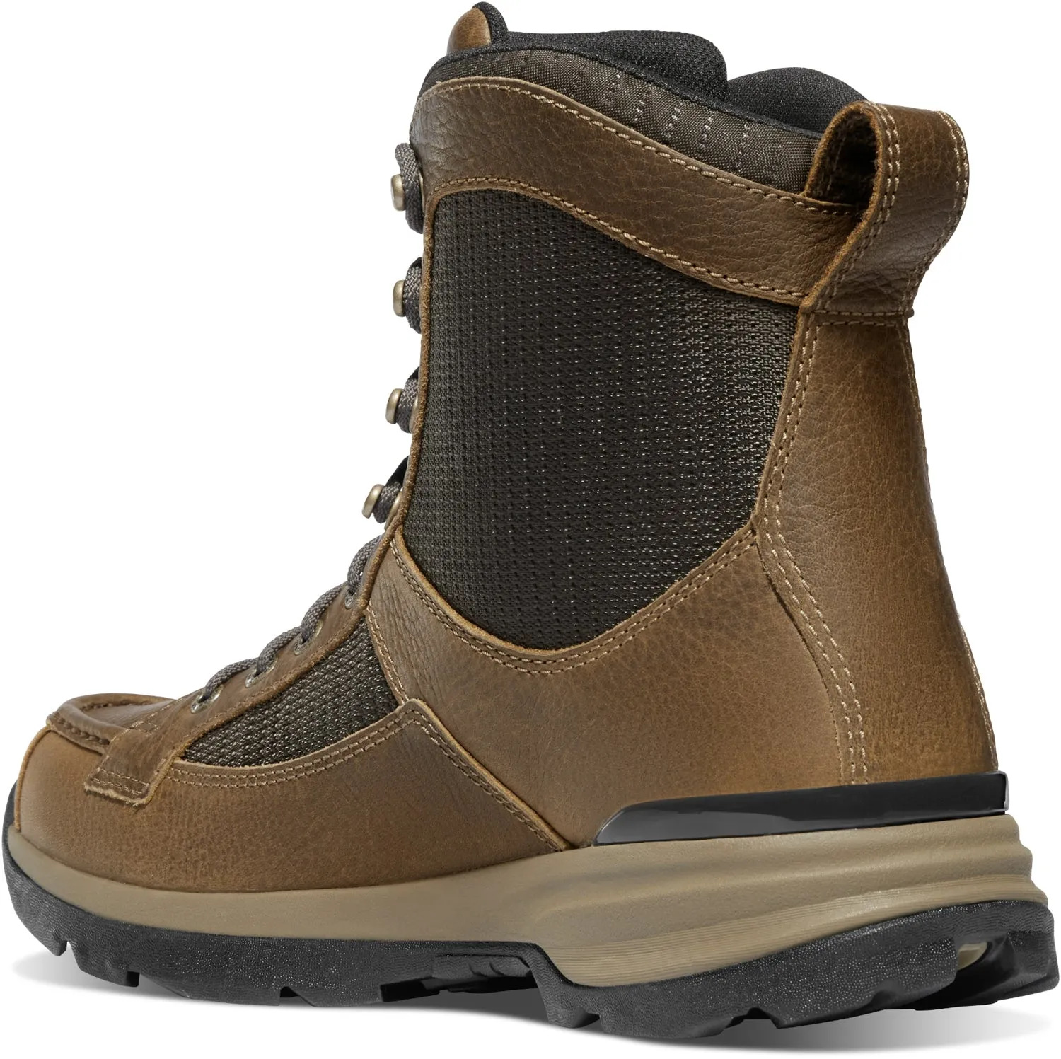 Danner Mens Recurve Moc-Toe Light Brown Leather Hunting Boots