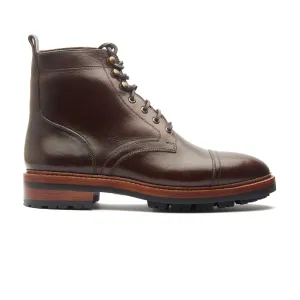 Dixon, Cap-Toe Derby Boot - Brown Chromexcel | Hand Welted Service Boots