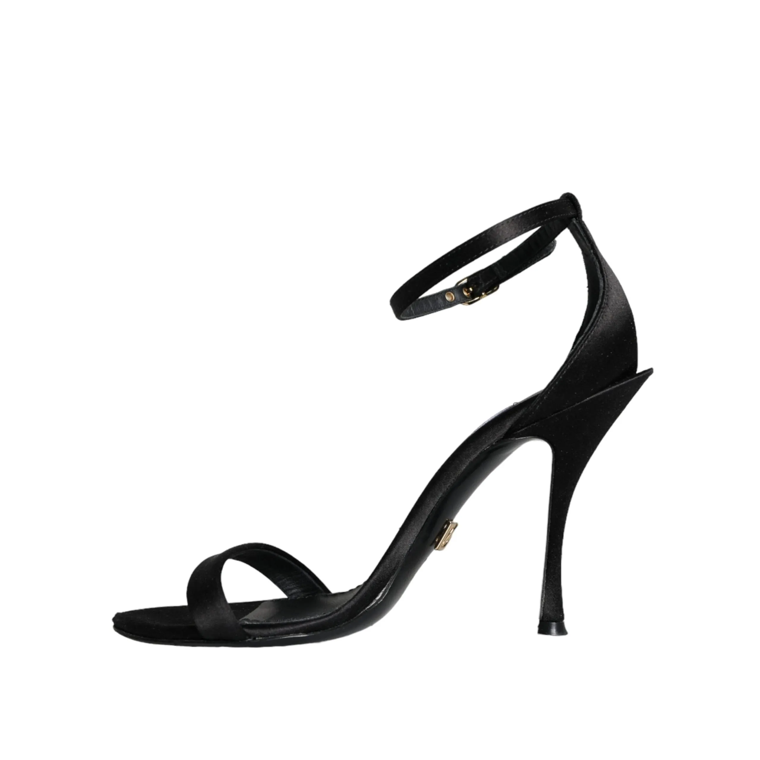 Dolce & Gabbana Black KEIRA Heels Ankle Strap Sandals Shoes