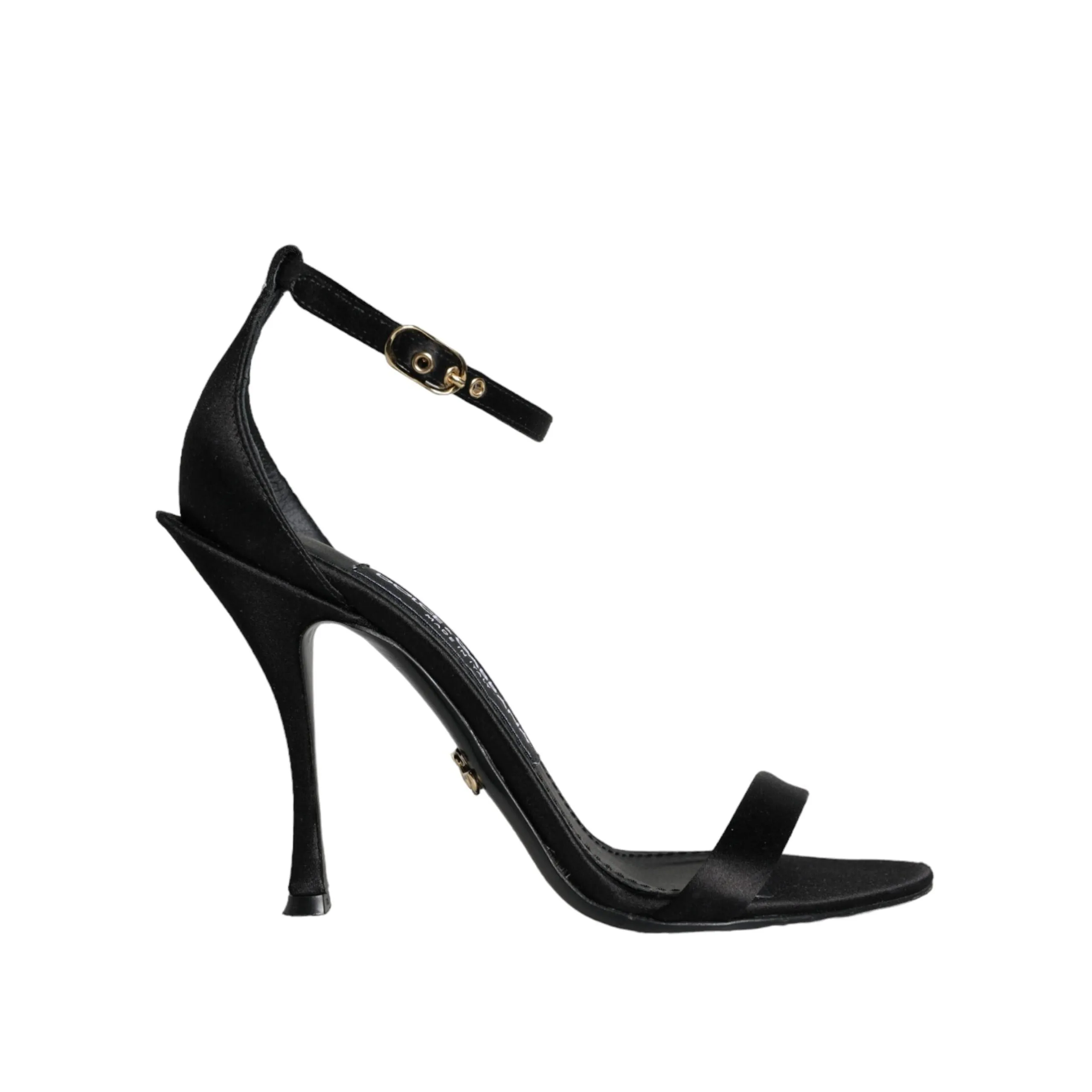Dolce & Gabbana Black KEIRA Heels Ankle Strap Sandals Shoes