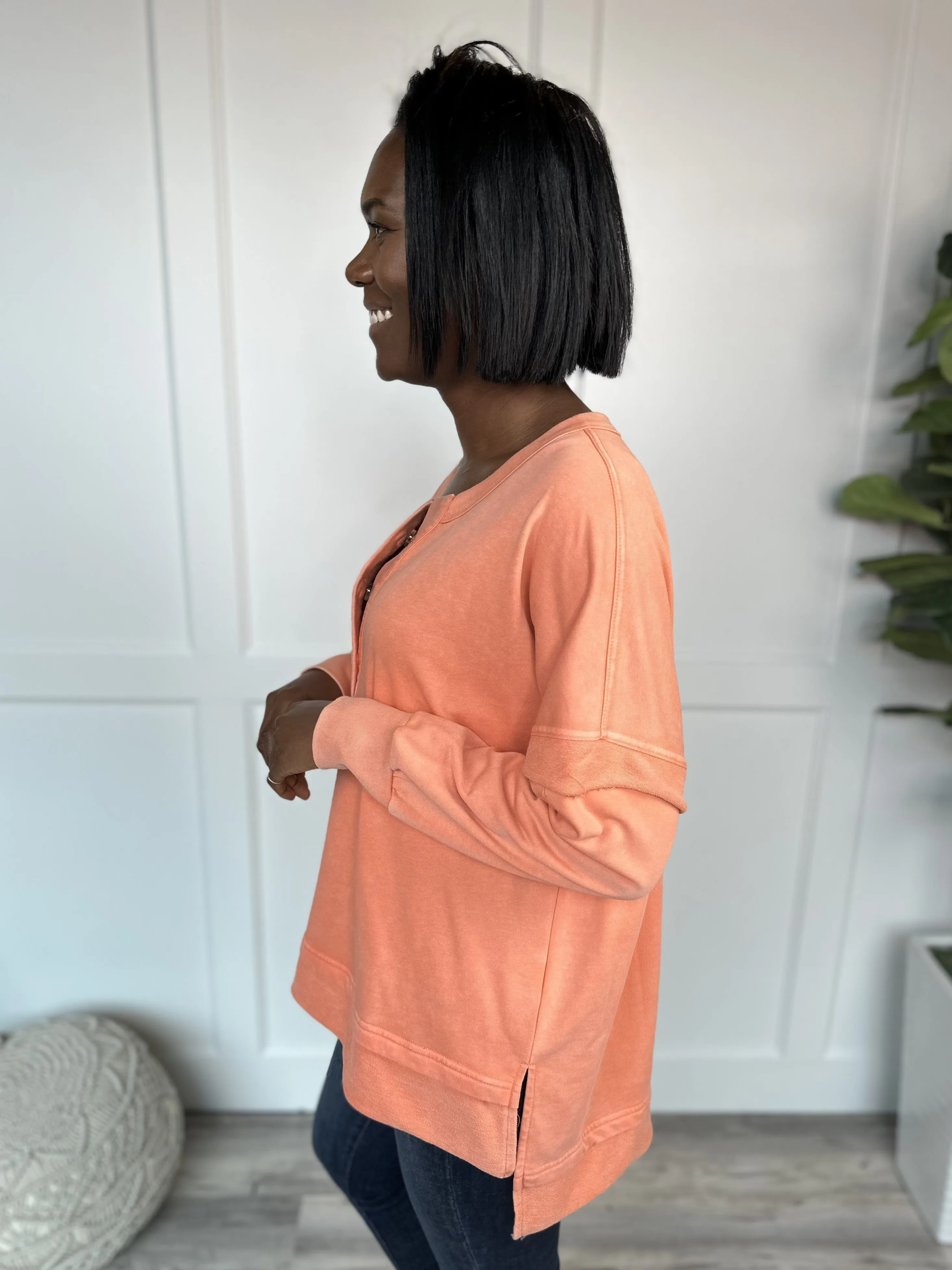 Don't Wait Anymore Long Sleeve Pullover * Final Sale*