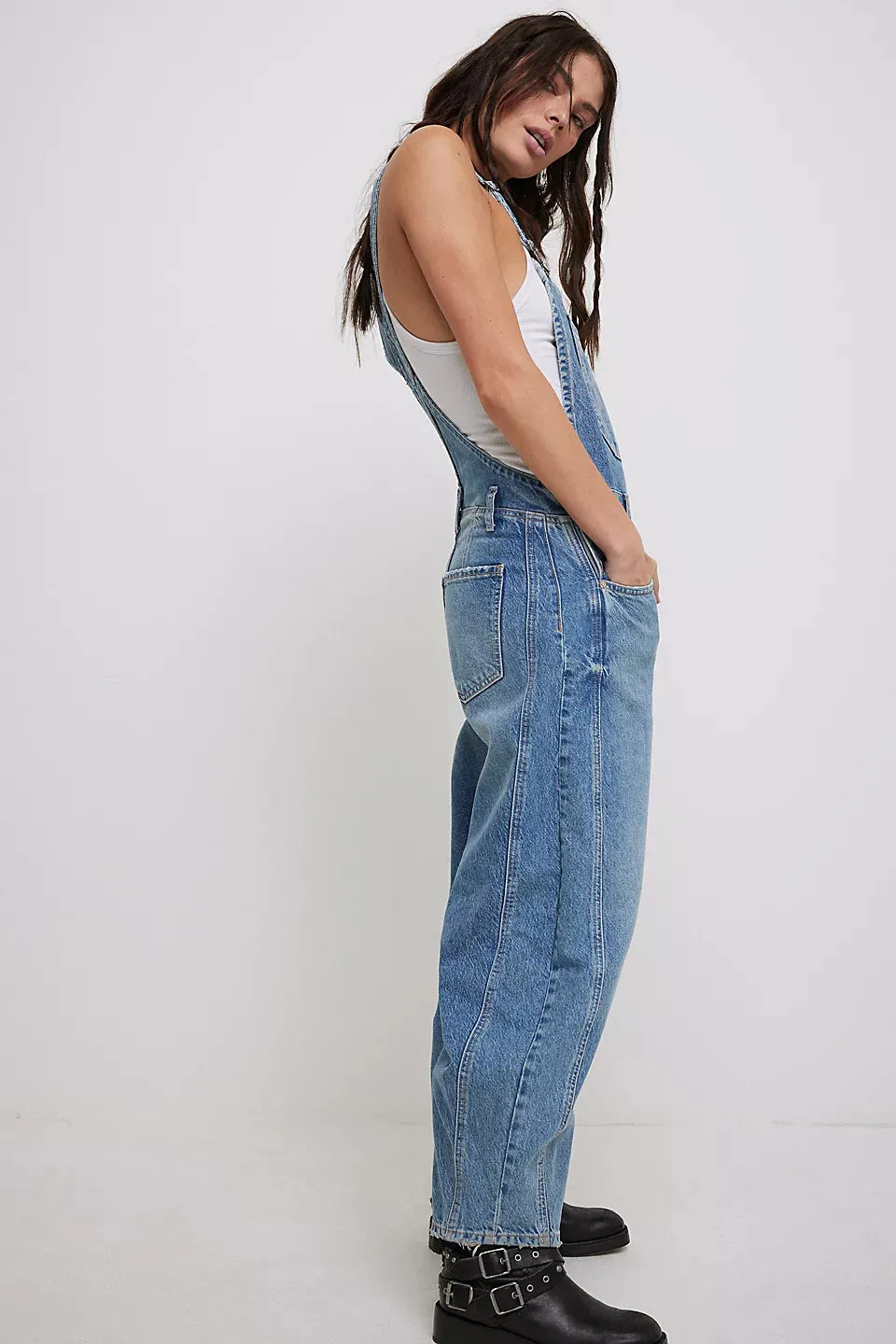 Good Luck Barrel Overalls