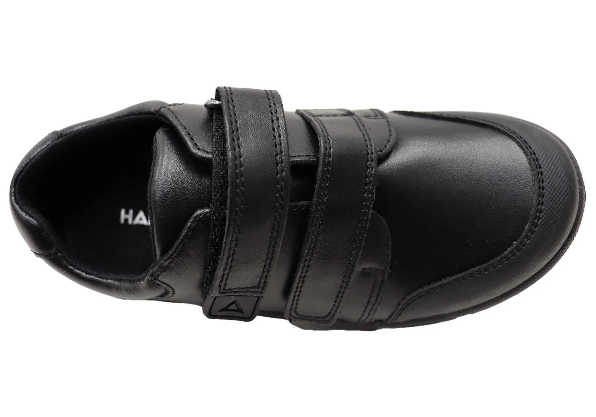 Harrison Dawson Kids Leather Adjustable Strap School Shoes