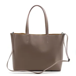 Italian leather handbag with long cross body strap