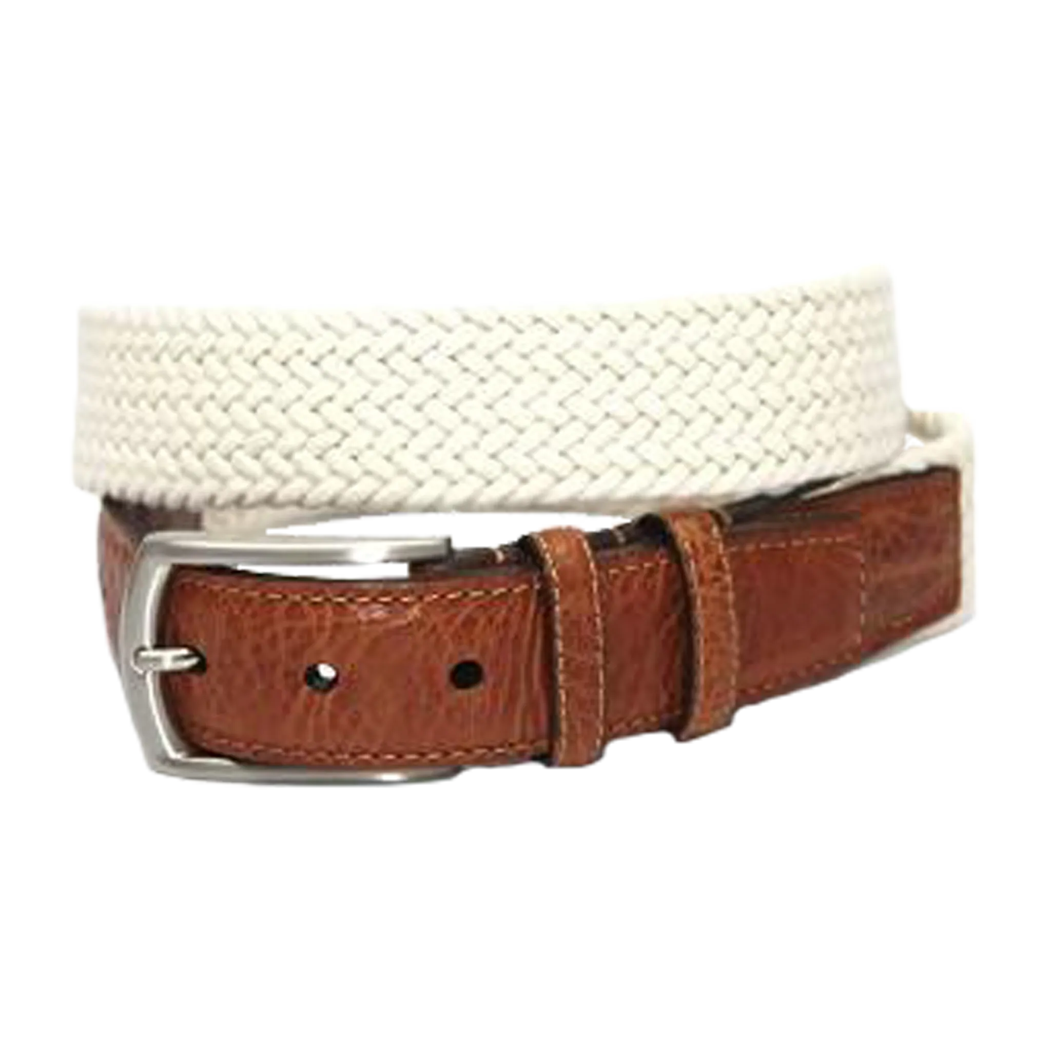 Italian Woven Cotton Elastic Belt