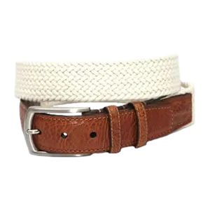 Italian Woven Cotton Elastic Belt