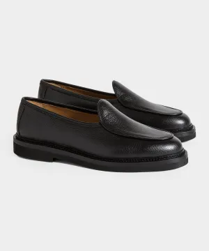 Jacques Solovire Lex Loafer in Black Leather