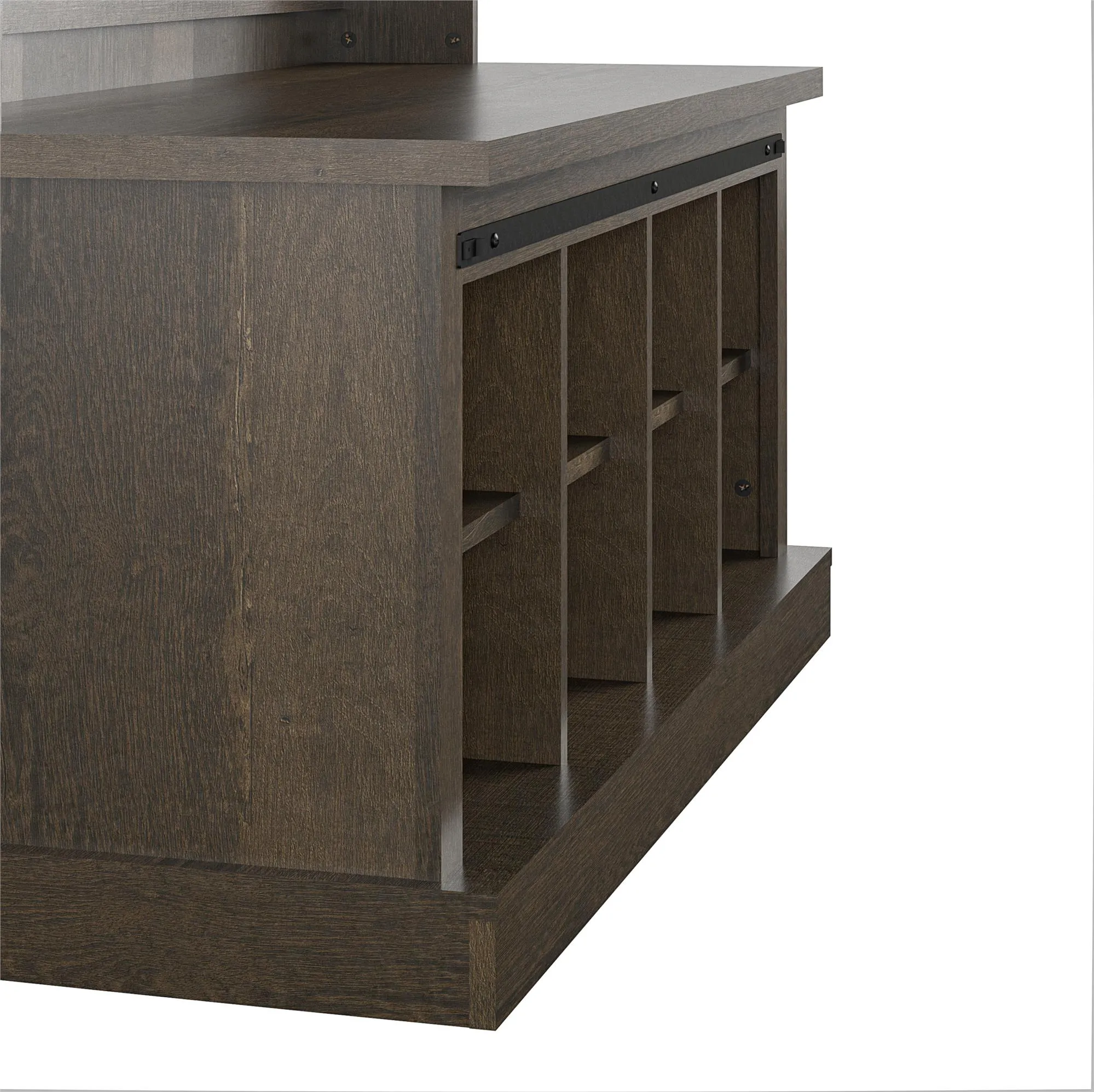 Knox County Entryway Bench with Hall Tree