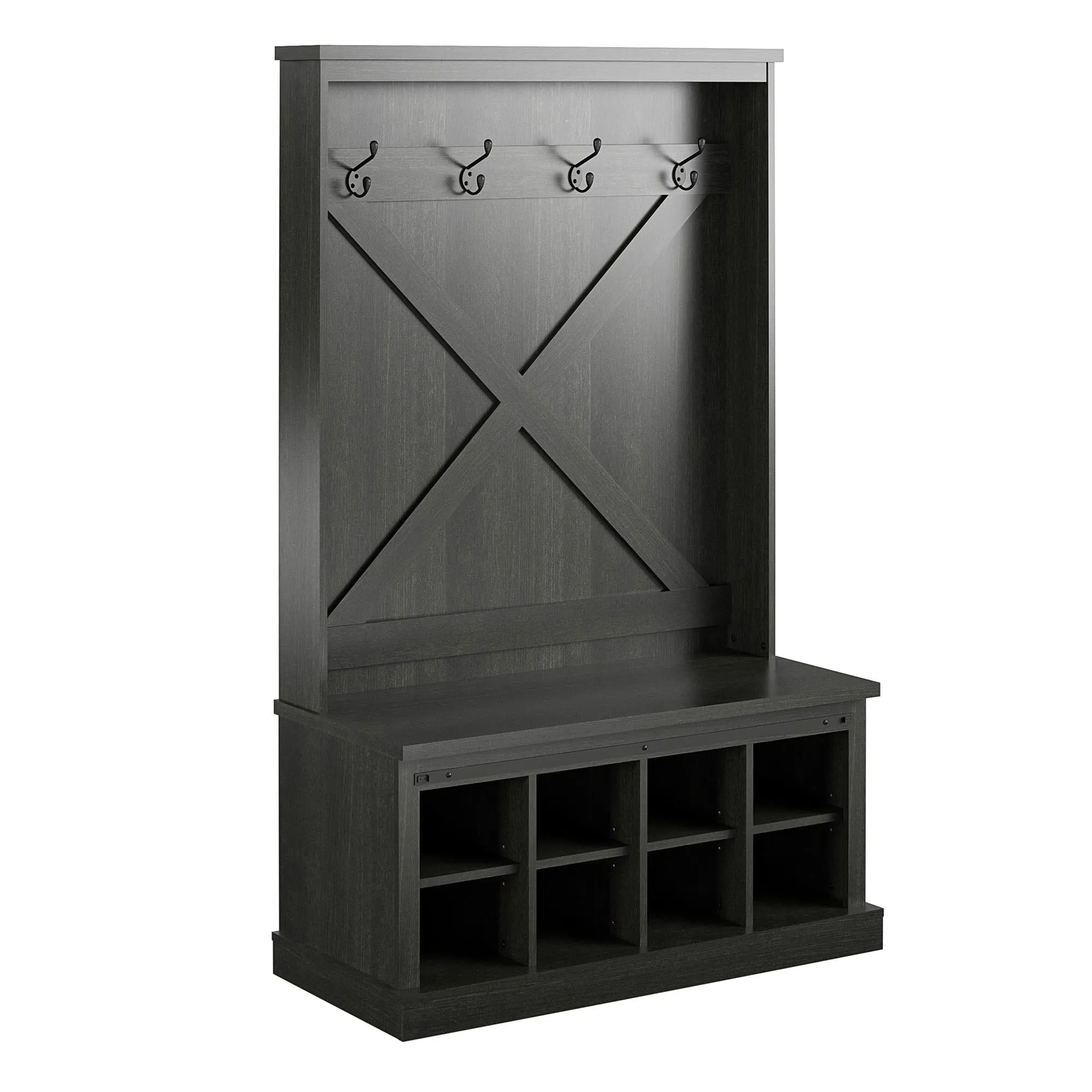 Knox County Entryway Bench with Hall Tree