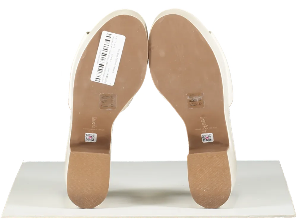 Larroude Cream The Miso Platform Sandals UK 5 EU 38 