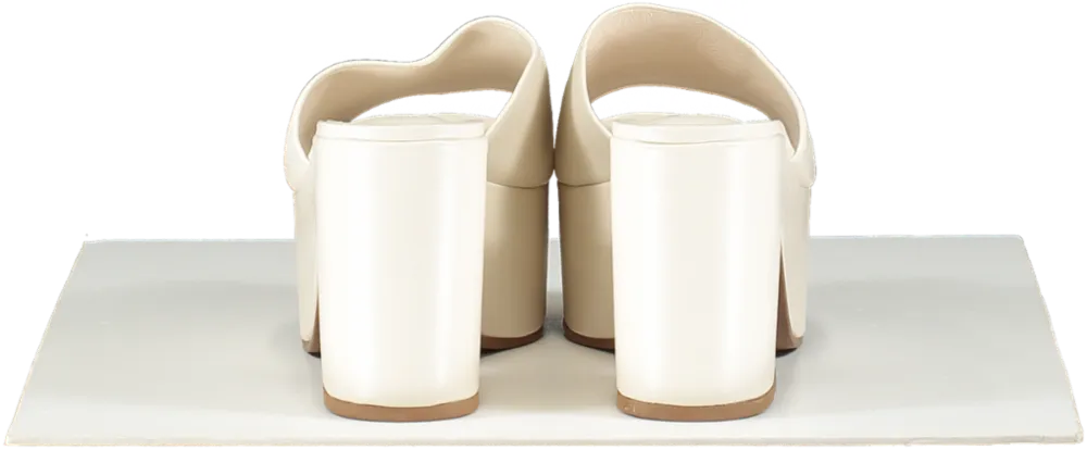 Larroude Cream The Miso Platform Sandals UK 5 EU 38 