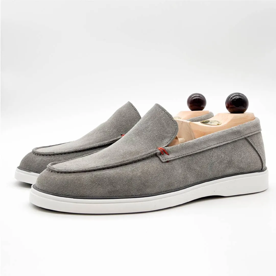 Loafer Grau Herrenschuhe