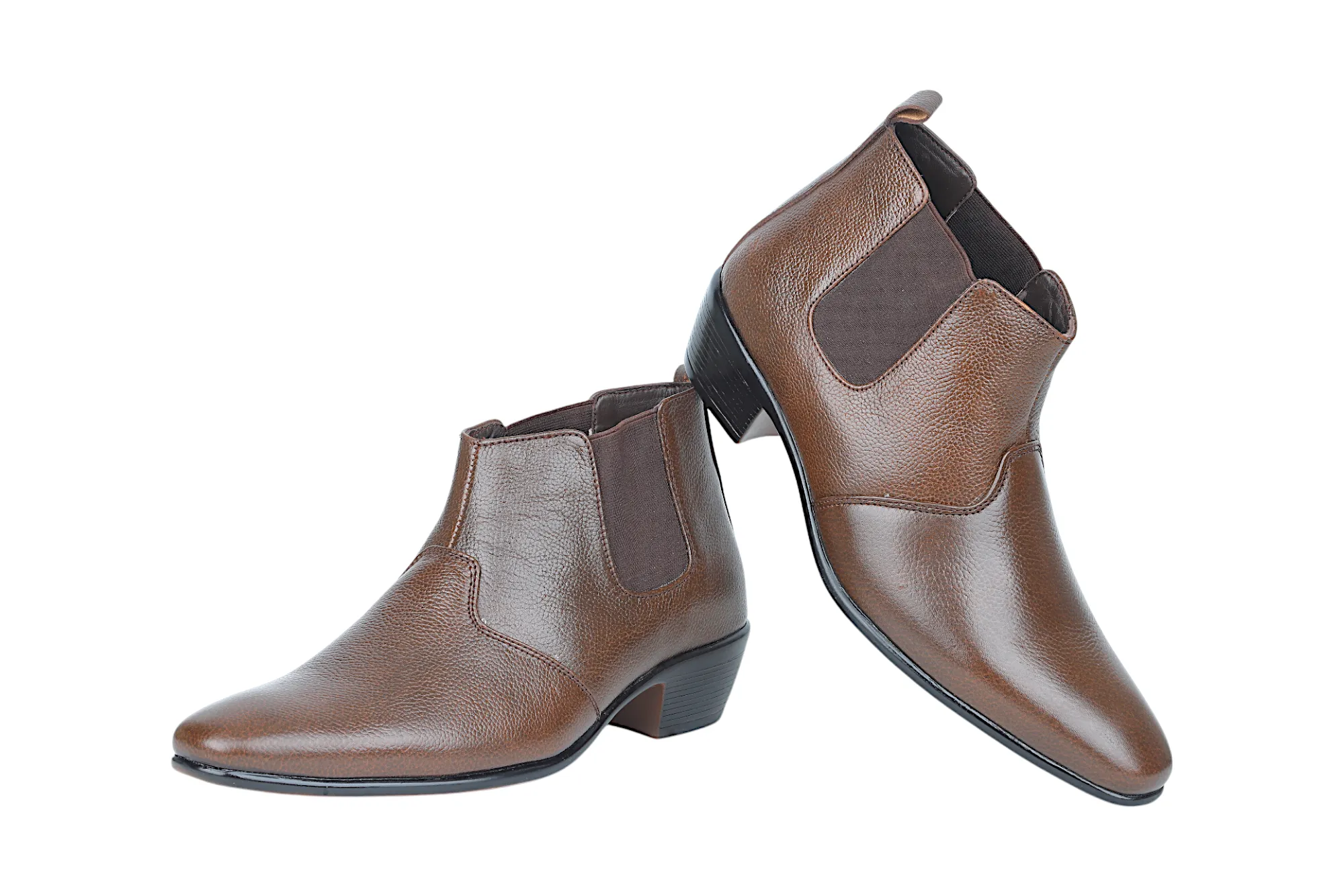 Mens Premium Leather Boots Shoe 93669