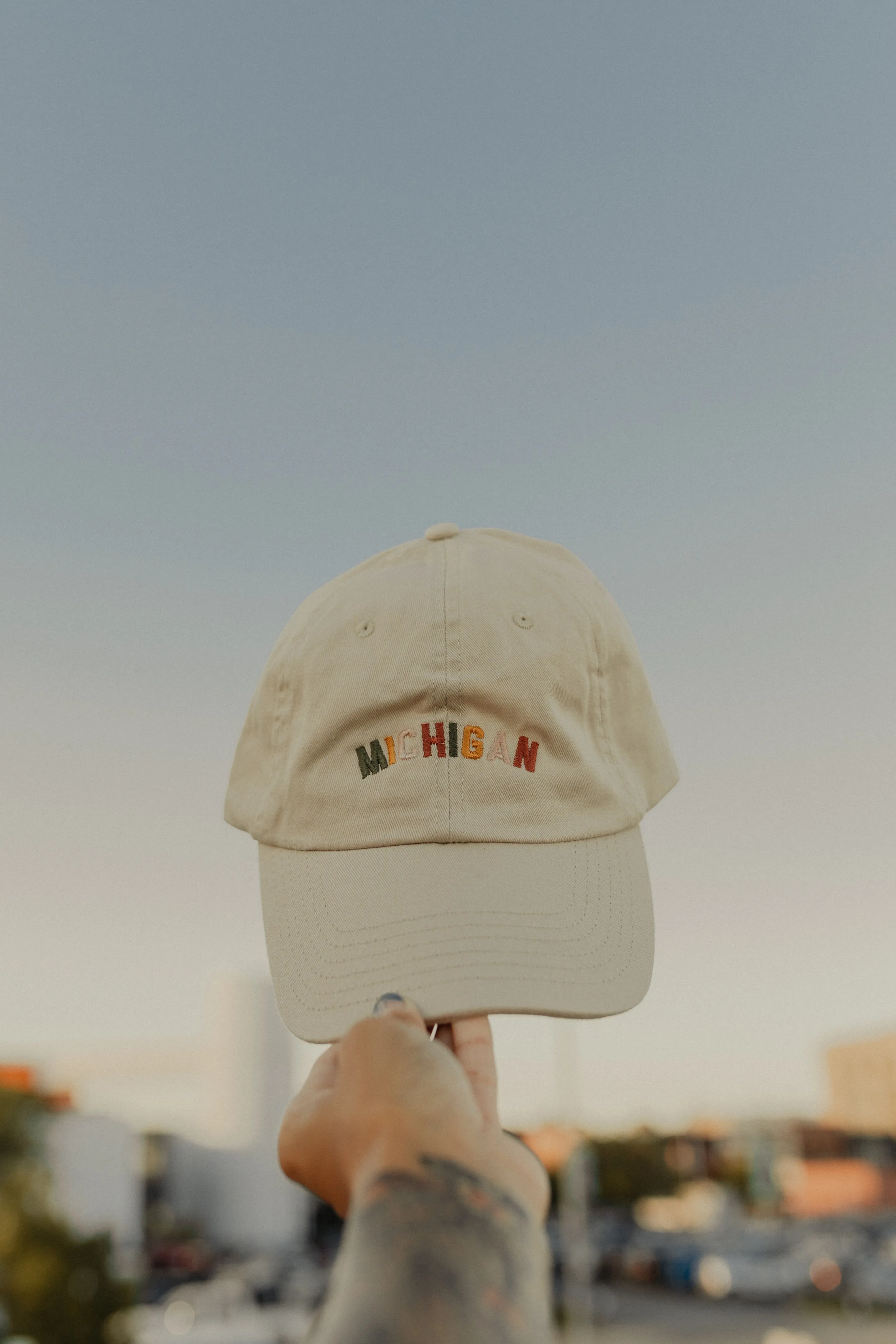 Michigan Tan Ball Cap