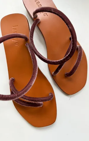 New Lanapo Velvet Sandal-extra 20% Final Sale
