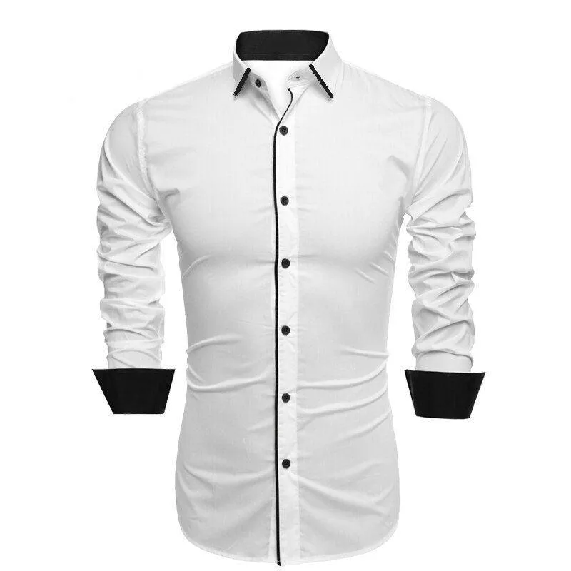 Piping design blue shirt