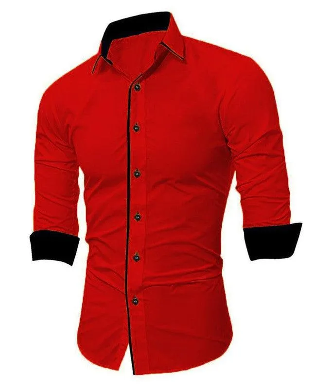 Piping design blue shirt