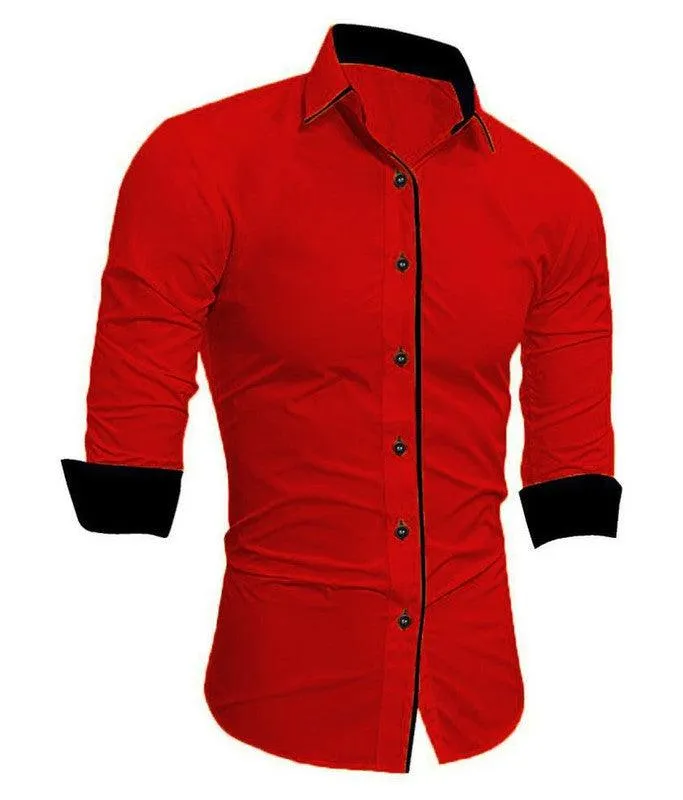 Piping design blue shirt