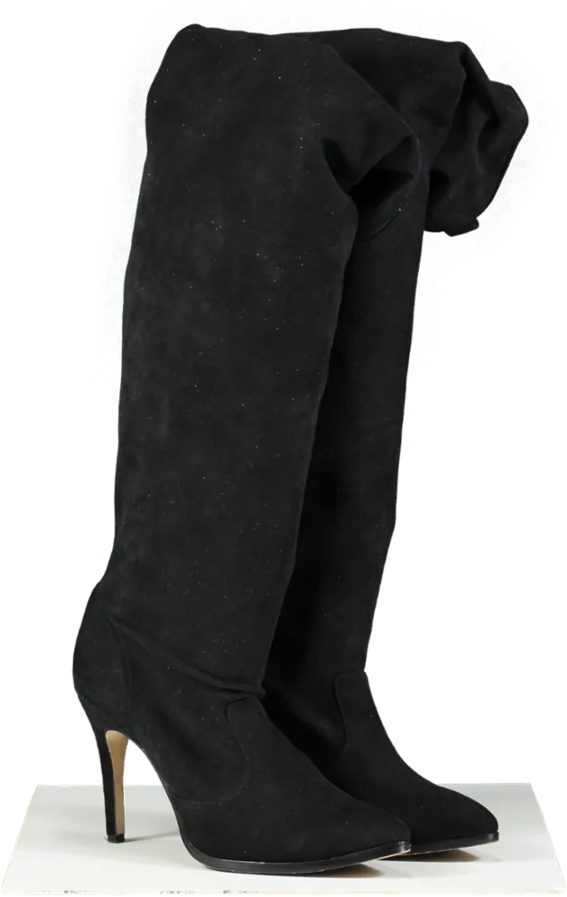 Raye Black Over The Knee Boot UK 8 EU 41 
