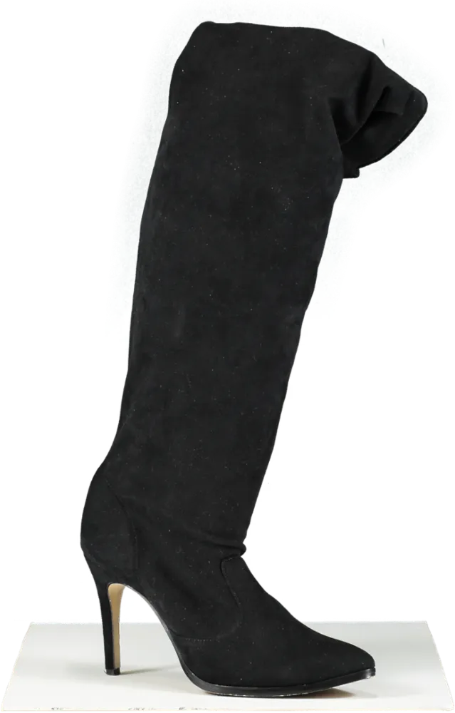 Raye Black Over The Knee Boot UK 8 EU 41 