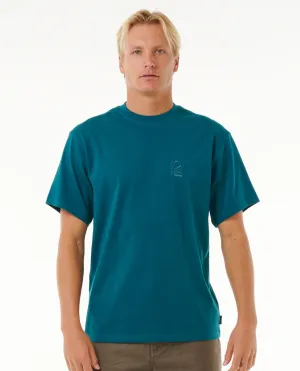 Search Embroidery Tee - Trekking Green