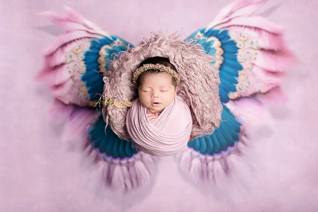 Shimmering Claudina Feathers - Petite