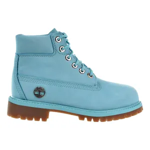 Timberland 6 Inch Premium Little Kid's Boots Blue