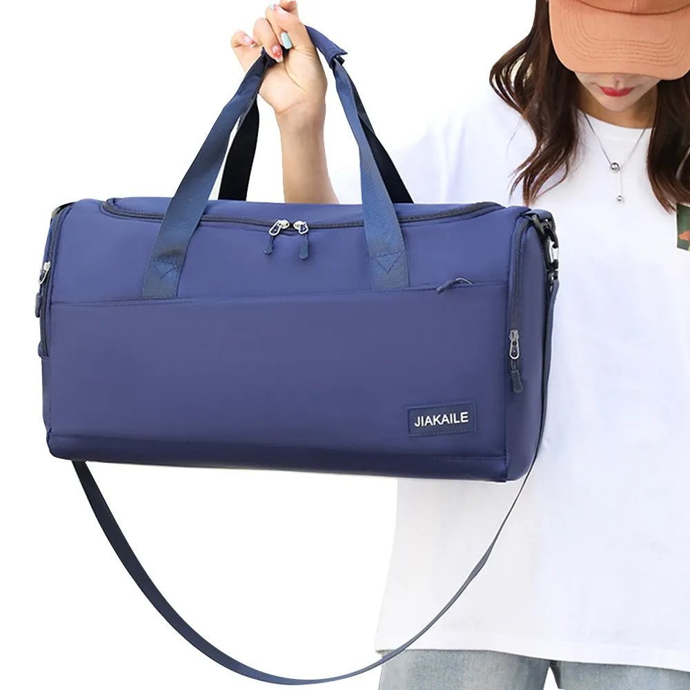 Travel Duffel Bags Portable Luggage Gym Bag-Navy