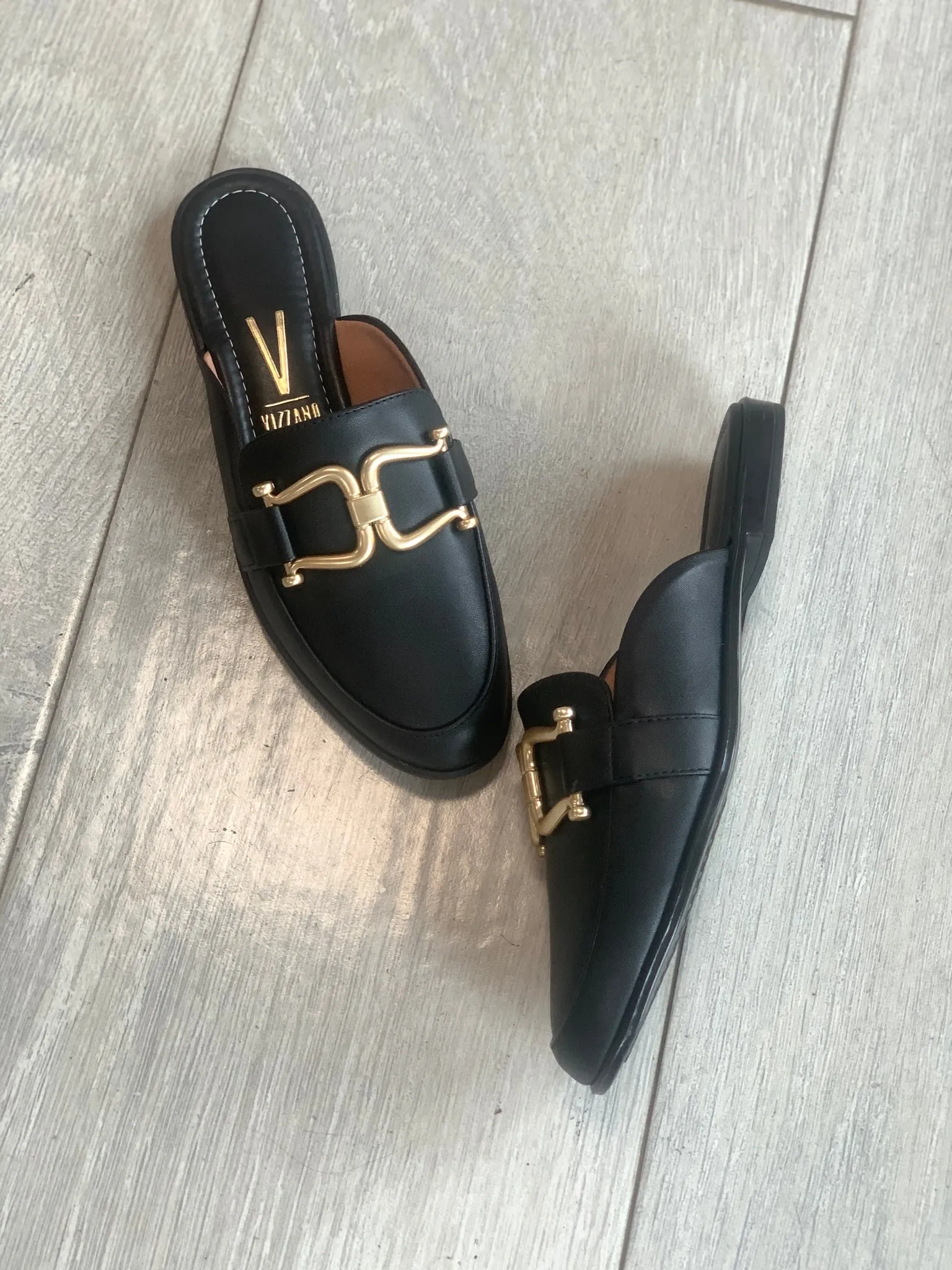 Vizzano Black Mules