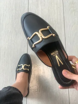 Vizzano Black Mules