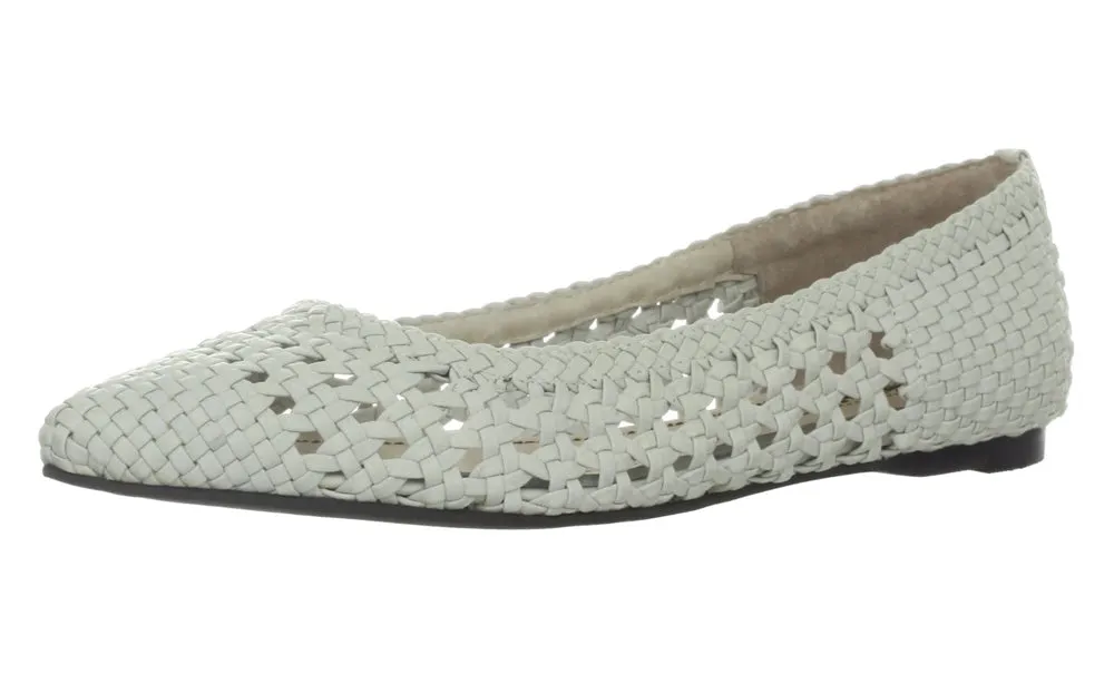 Weave Ballet Flat - White