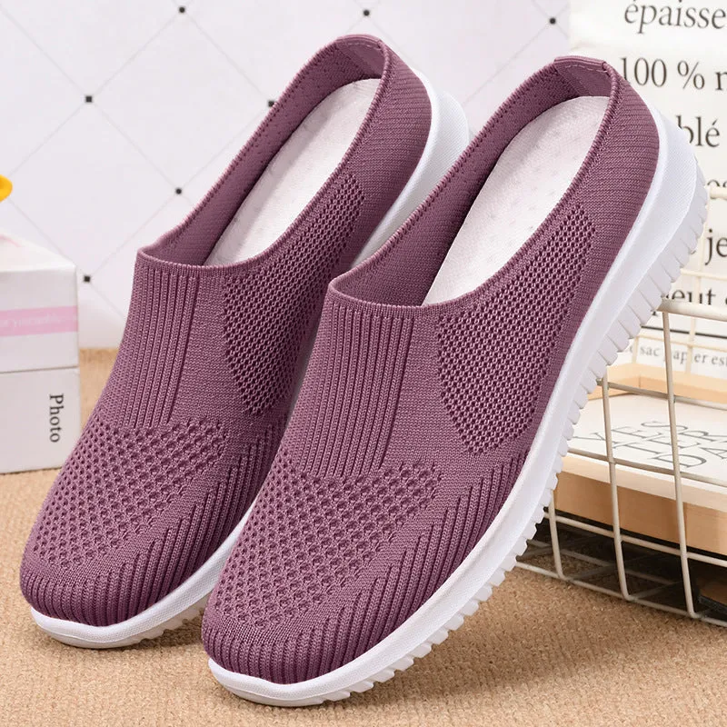 Women's Knit Slide Casual Shoes Indoor Slipper
